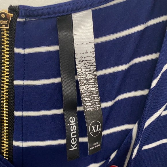 Kensie Striped Jersey Dress, NWOT - Picture 8 of 11